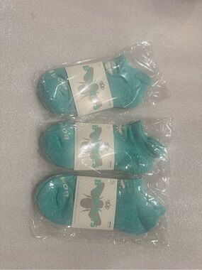 Bombas Medium Tiffany Blue Low Cut Ankle Unisex Socks lot of 3